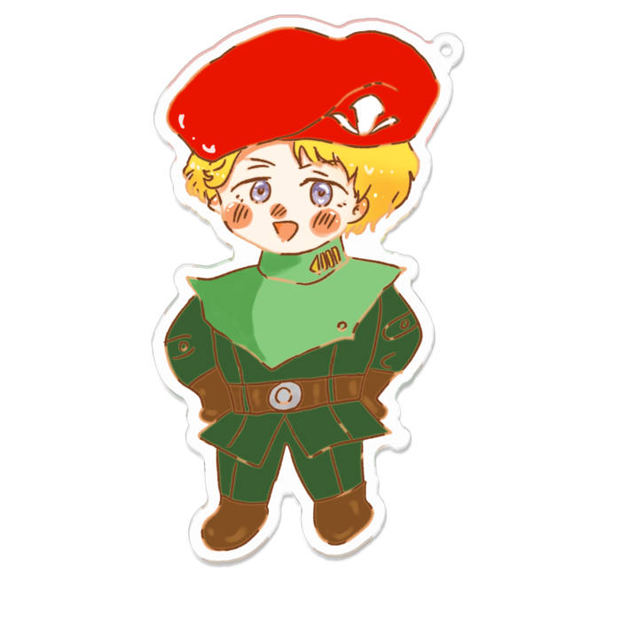 アクリルキーホルダー - 100 x 100 (mm)