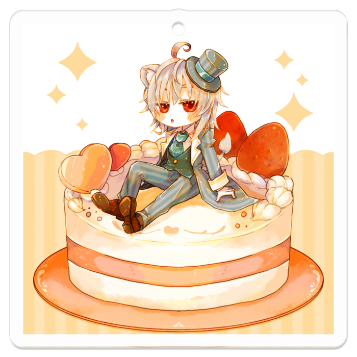 アクリルキーホルダー - 50 x 50 (mm)