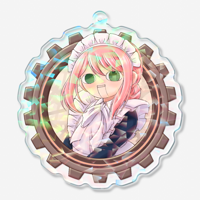 マリー2歯車ホログラムアクキー(クリスタル) - 70 × 70mm