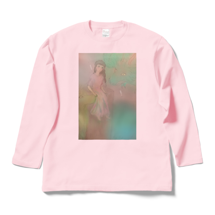 ロングスリーブTシャツ - L - ライトピンク
