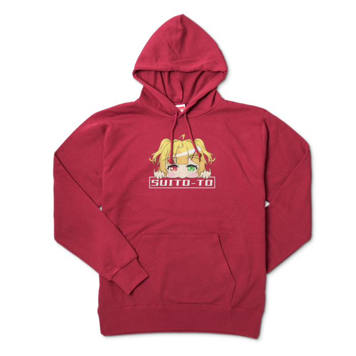 パーカー - XL - バーガンディ