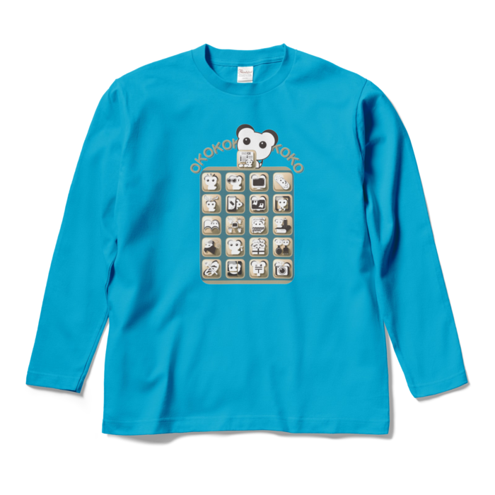 ロングスリーブTシャツ - M - ターコイズ