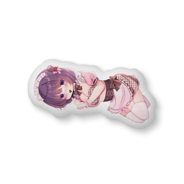 ちょこあむ顔ふかふかクッション - 中(H36×W56cm) - 両面