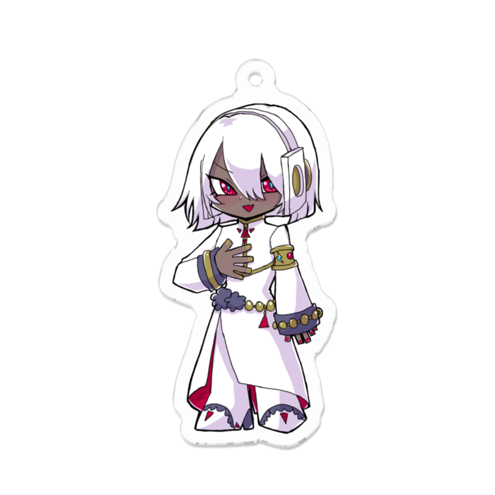 アクリルキーホルダー（コーティング） - 70 x 70 (mm)