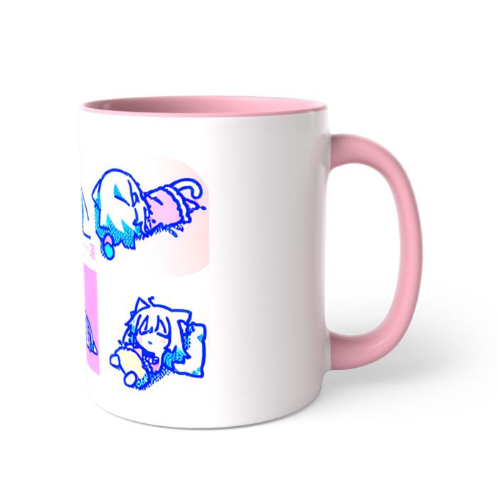 ツートンカラーマグカップ - 直径 8.2cm / 高さ 9.5cm