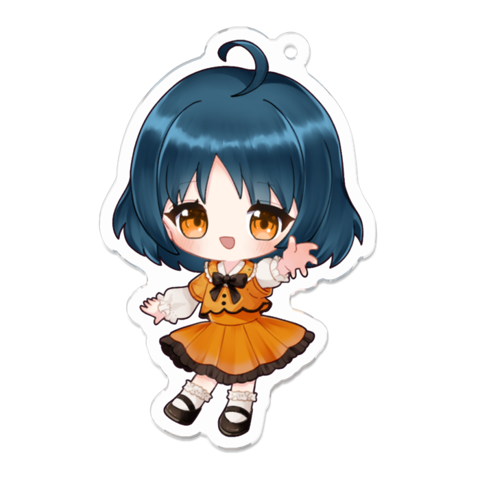 アクリルキーホルダー - 70 x 70 (mm)（ゆな）