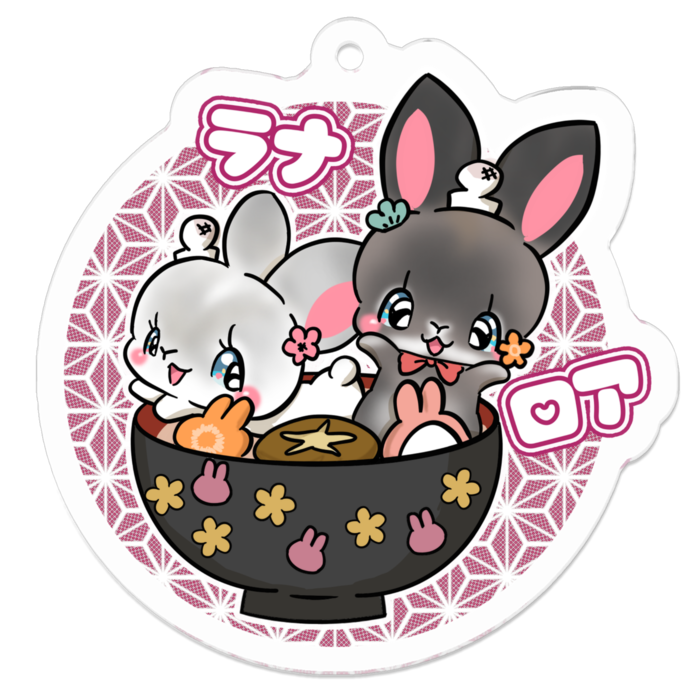 アクリルキーホルダー - 50 x 50 (mm)