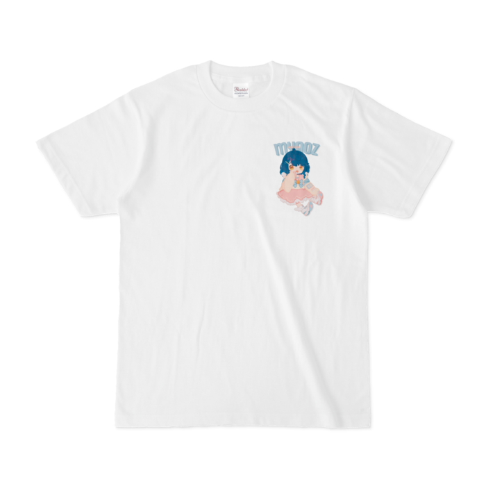 天宮こころ の胸ぷりTシャツ - S - ピンク-ボブ