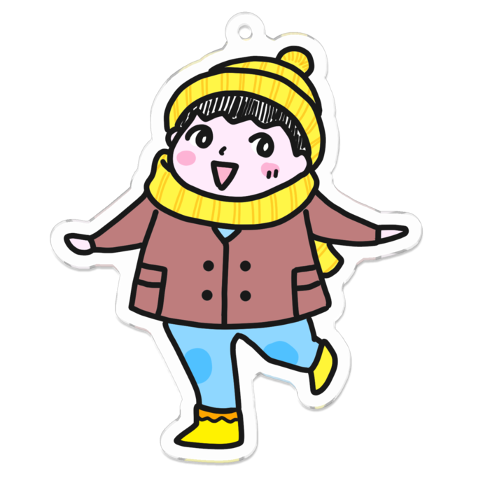 アクリルキーホルダー - 70 x 70 (mm)
