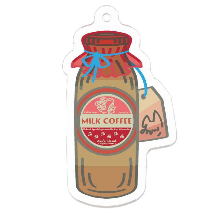 おーかみアクキー - 50 x 50 (mm)