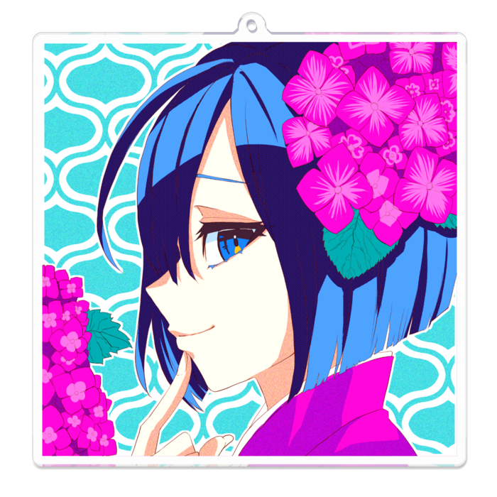 アクリルキーホルダー - 100 x 100 (mm)