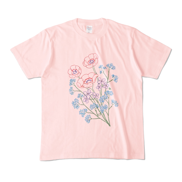 カラーTシャツ - M - ライトピンク (淡色)