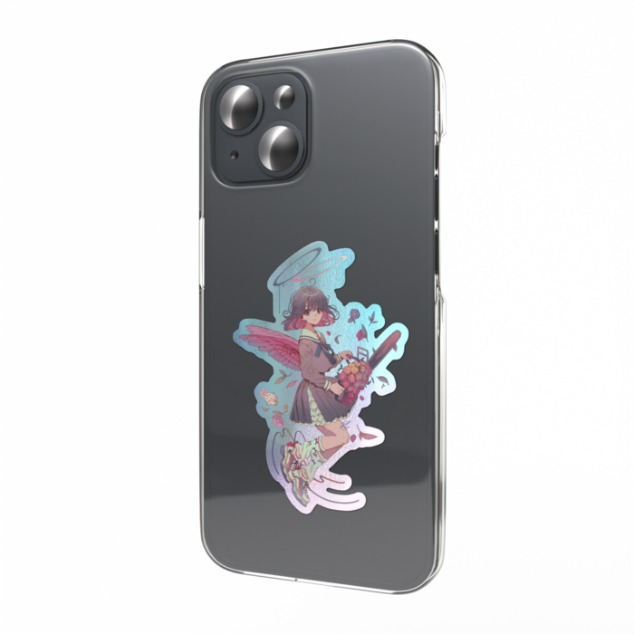 オーロラスマホステッカー - 縦