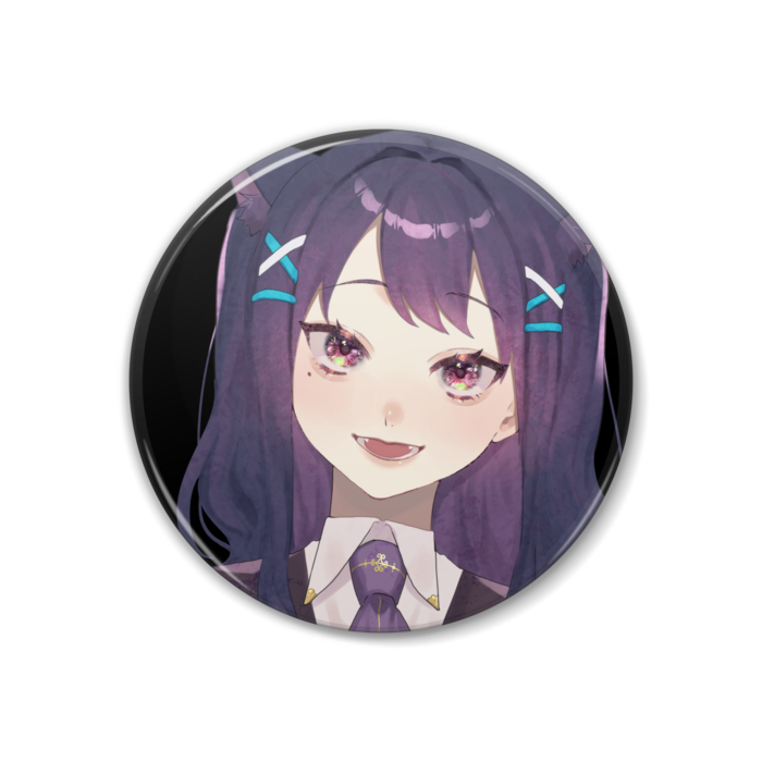 缶バッジ - 38mm（黒）