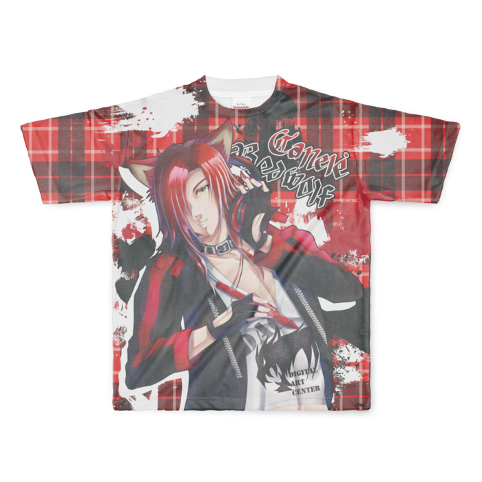 フルグラフィックTシャツ - L - 正面印刷のみ