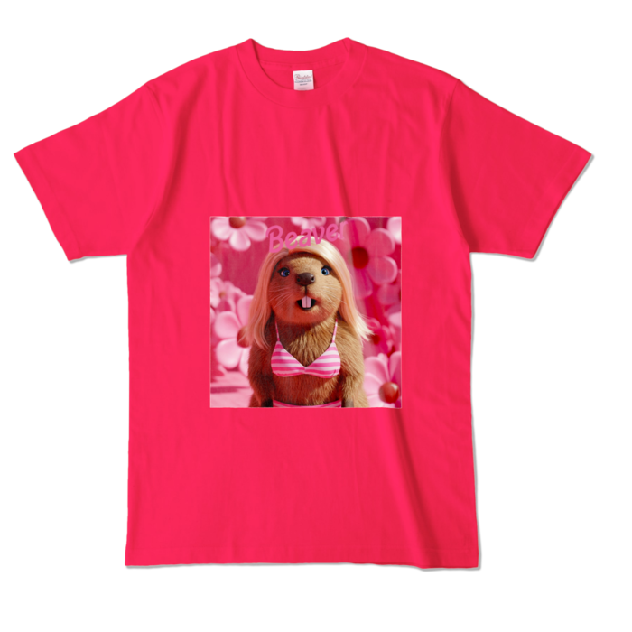 カラーTシャツ - L - ホットピンク (濃色)