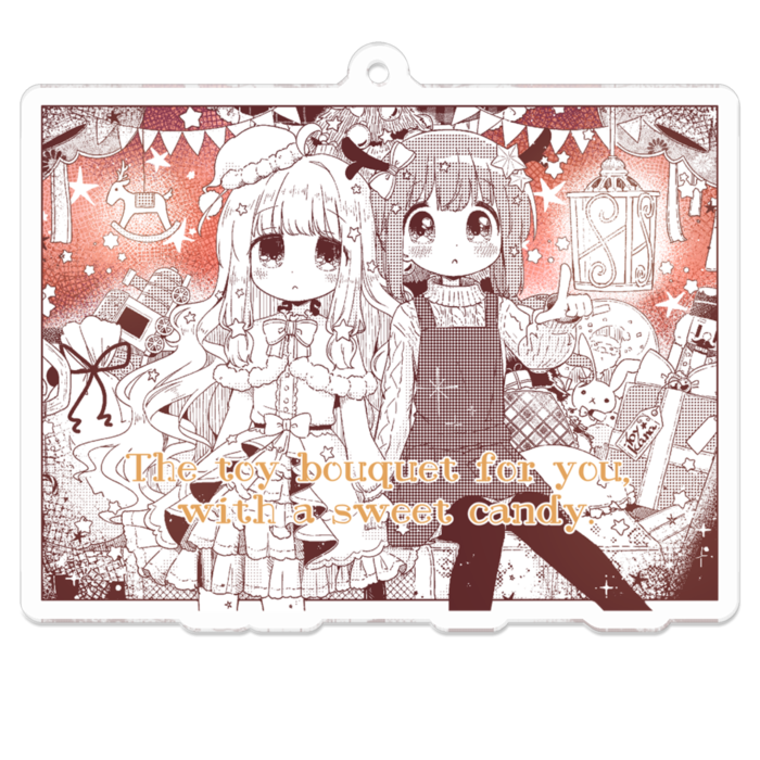 アクリルキーホルダー - 70 x 70 (mm)