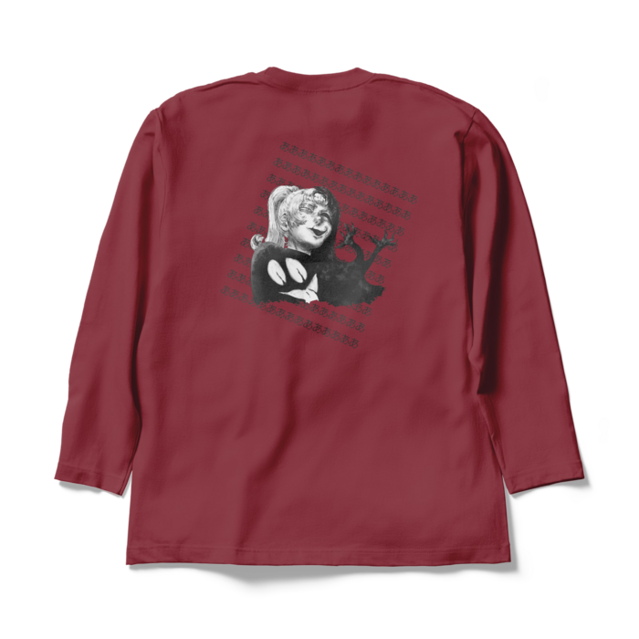 ロングスリーブTシャツ - XL - バーガンディ