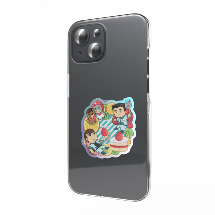 オーロラスマホステッカー - 縦