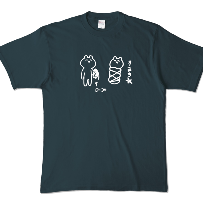 カラーTシャツ - XL - デニム (濃色)