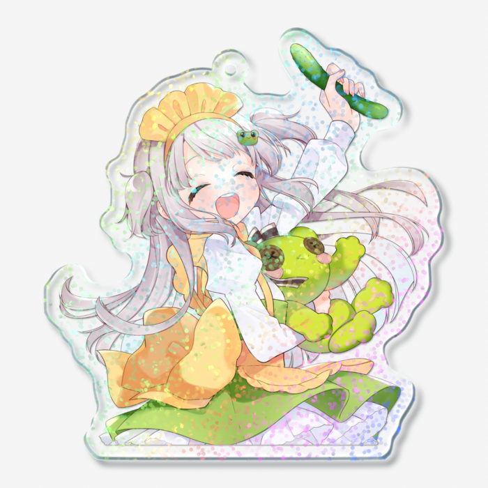 ホログラムアクリルキーホルダー - 70 × 70mm
