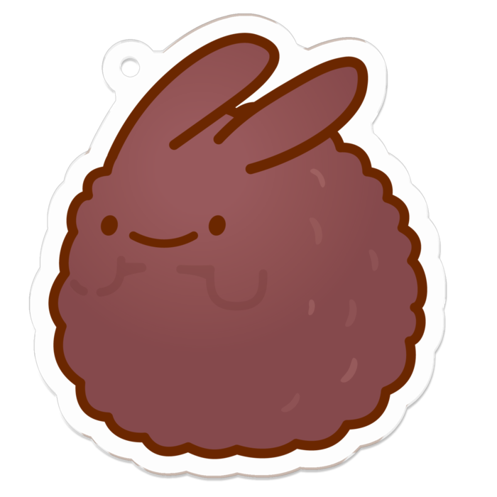 アクリルキーホルダー - 50 x 50 (mm)