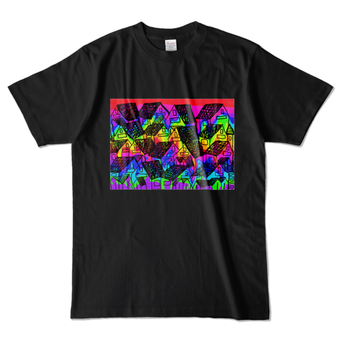 カラーTシャツ - L - ブラック (濃色)
