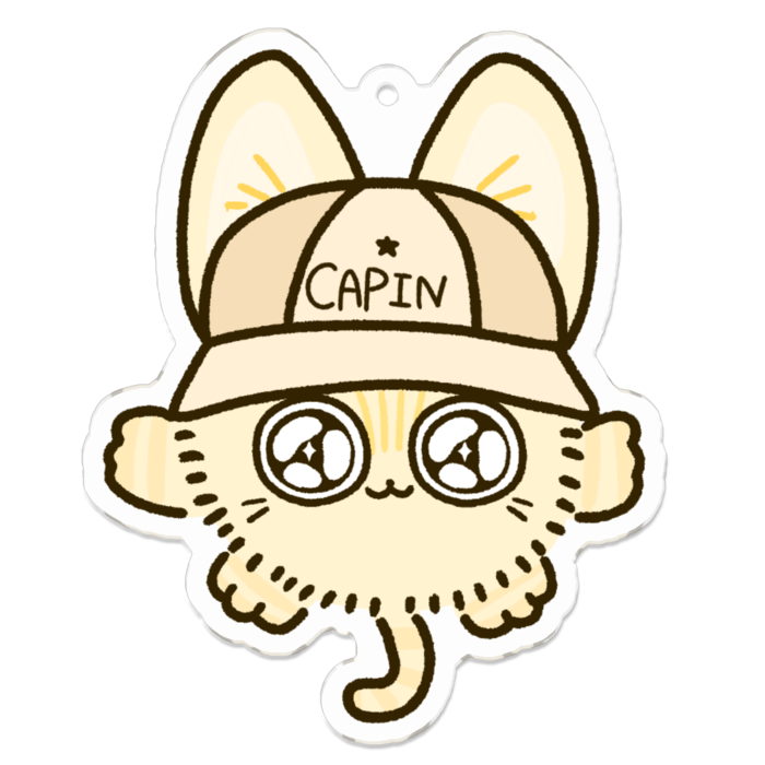 アクリルキーホルダー - 70 x 70 (mm)