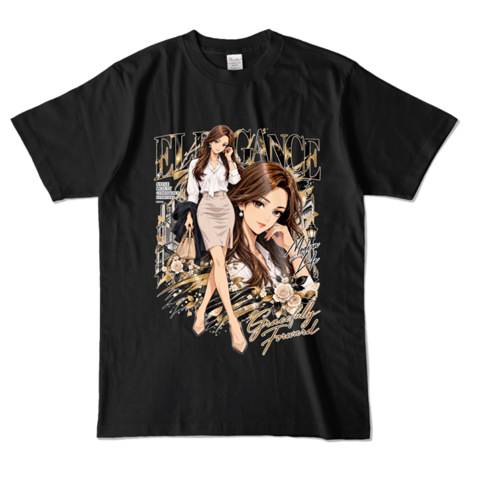 カラーTシャツ - L - ブラック （濃色）