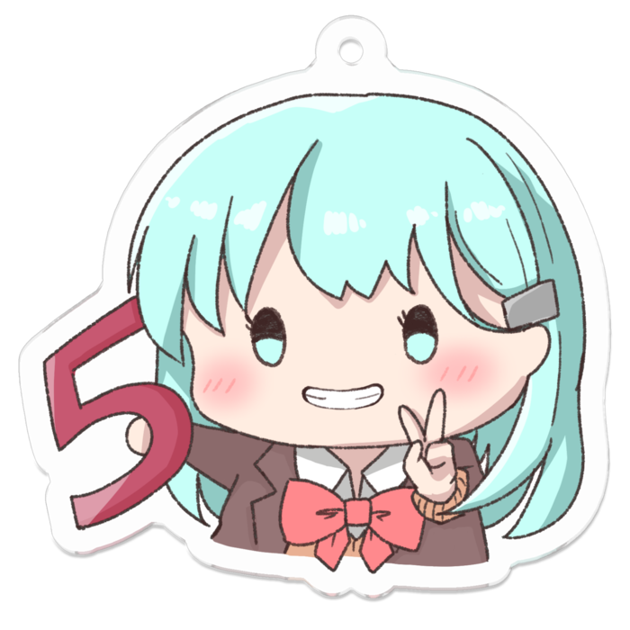 アクリルキーホルダー - 50 x 50 (mm)