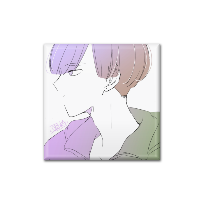 缶バッジ - 四角形40mm