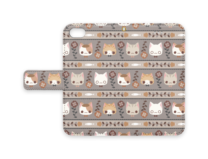 手帳型iPhoneケース - iPhone 8 / 7 - ストラップ穴 あり