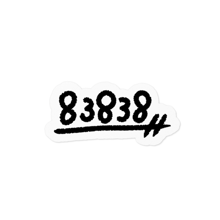 ステッカー - 100 x 100 (mm)