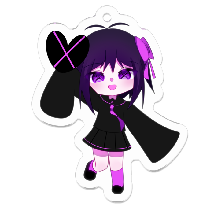 アクリルキーホルダー - 50 x 50 (mm)