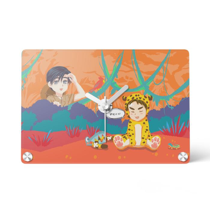 アクリル時計 - 148x100mm