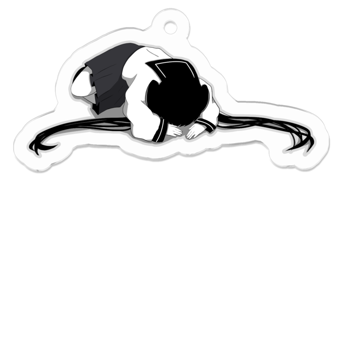 アクリルキーホルダー（コーティング） - 50 x 50 (mm)