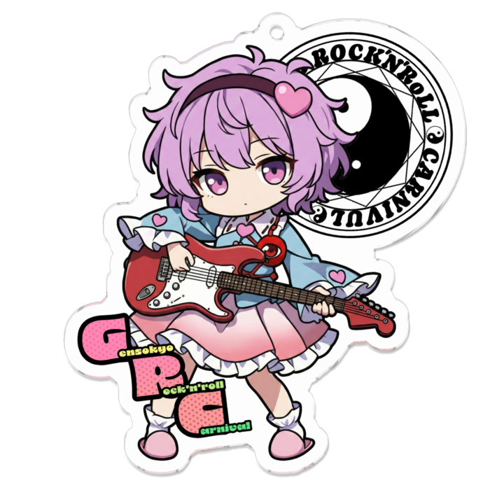 アクリルキーホルダー - 70 x 70 (mm)