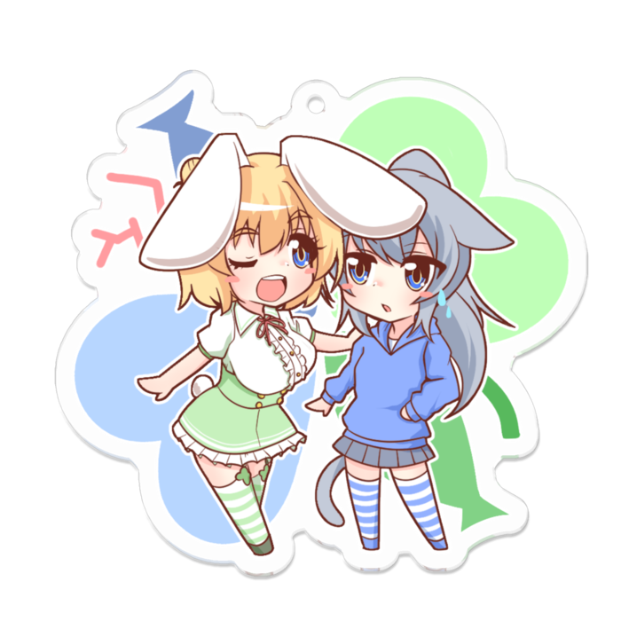 アクリルキーホルダー - 70 x 70 (mm)