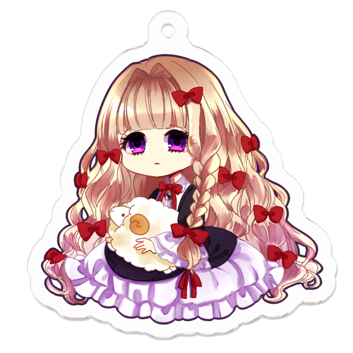 アクリルキーホルダー - 50 x 50 (mm)