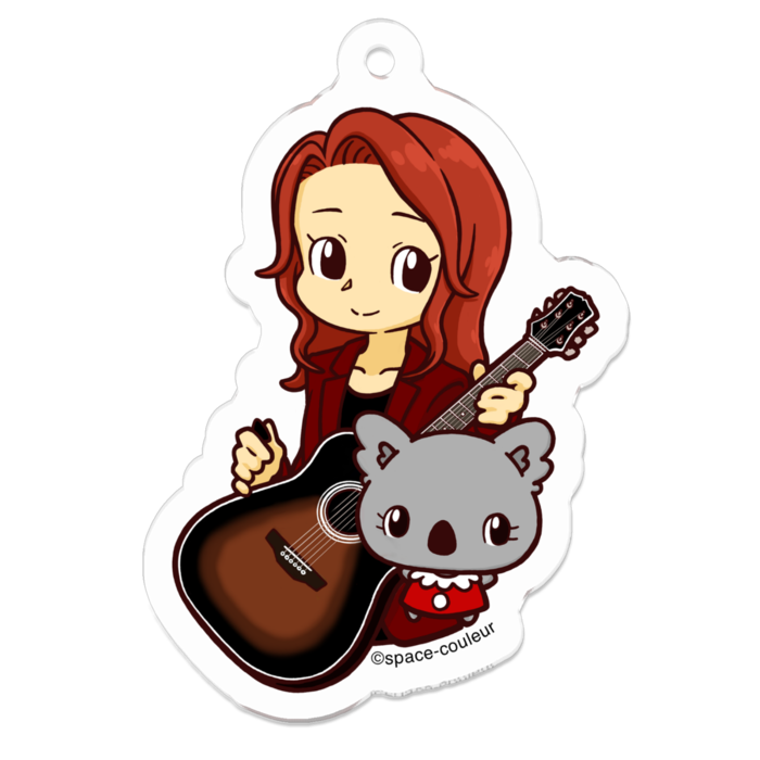 アクリルキーホルダー - 50 x 50 (mm)