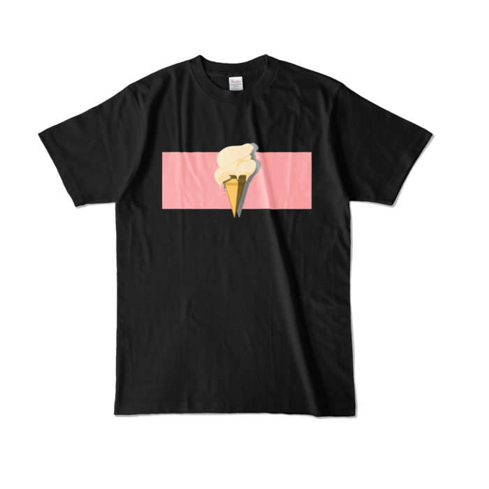 カラーTシャツ - L - ブラック (濃色)