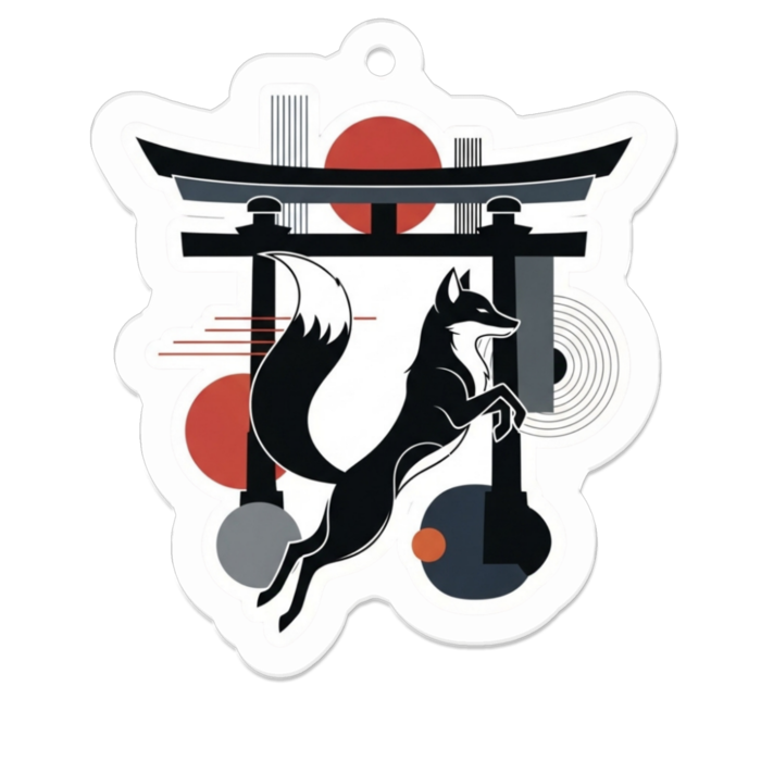 アクリルキーホルダー - 50 x 50 (mm)
