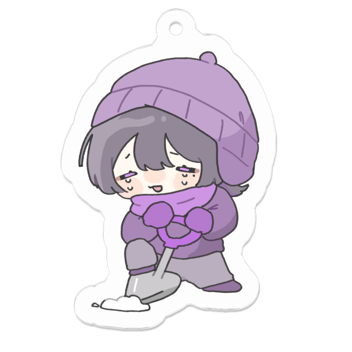 アクリルキーホルダー - 50 x 50 (mm)