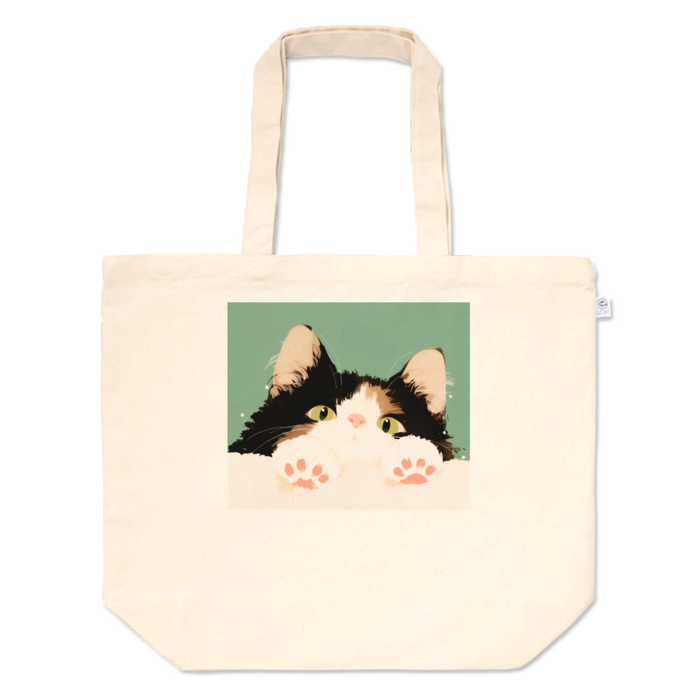 ねこちゃんトートバッグ - L