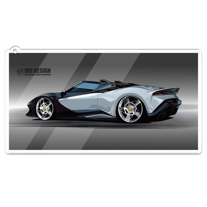 アクリルキーホルダー - 100 x 100 (mm)