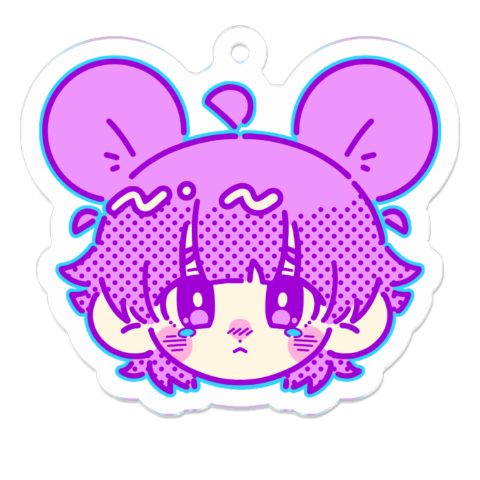 アクリルキーホルダー - 50 x 50 (mm)