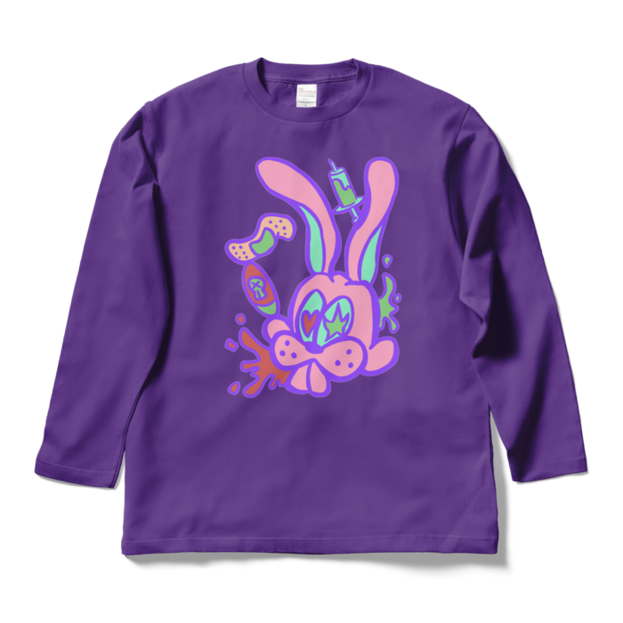 ロングスリーブTシャツ - L - パープル