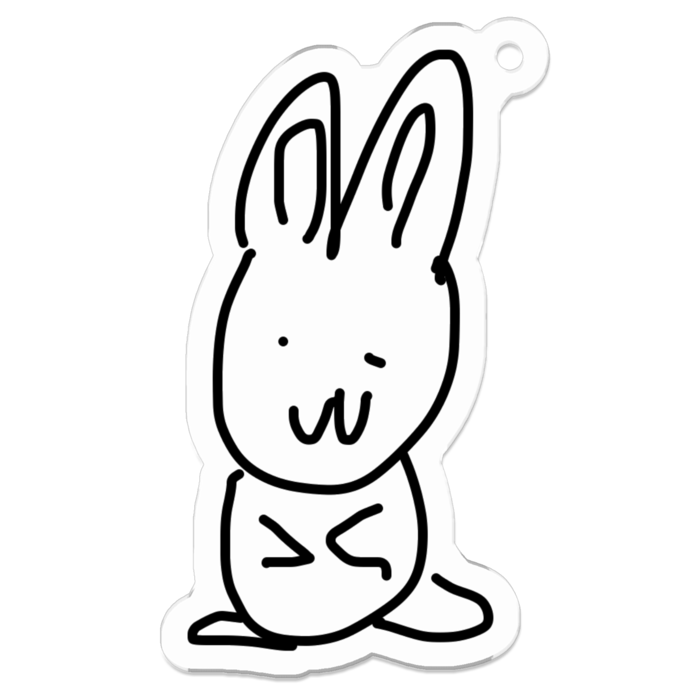 アクリルキーホルダー - 50 x 50 (mm)