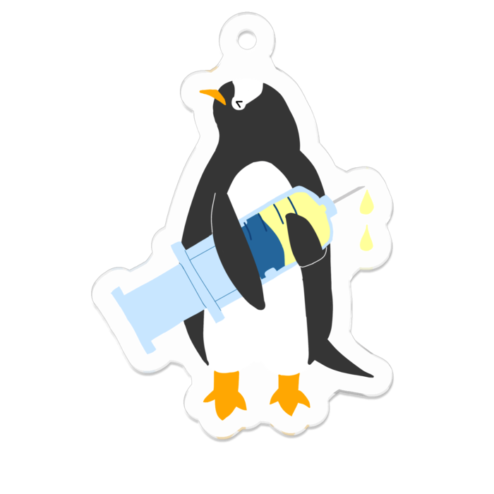 アクリルキーホルダー - 50 x 50 (mm)