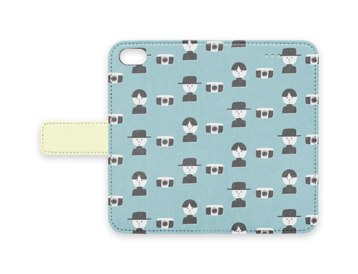 手帳型iPhoneケース - iPhone7 - ストラップ穴 なし